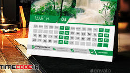 دانلود فایل لایه باز تقویم رومیزی Desk Calendar
