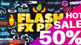 دانلود مجموعه المان های کارتونی موشن گرافیک Flash FX Pro – Animation Constructor