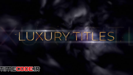 دانلود پروژه آماده افترافکت : تیزر متنی Golden Luxury Titles