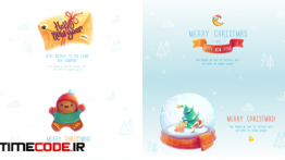 دانلود پروژه آماده افترافکت : کریسمس Christmas and New Year Greeting Cards