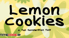 دانلود فونت انگلیسی گرافیکی  Lemon Cookies