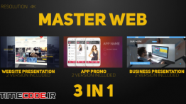 دانلود پروژه آماده افترافکت : تیزر معرفی سایت Master Web
