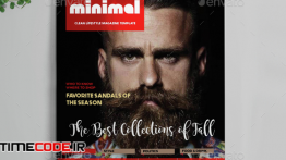 دانلود قالب لایه باز ایندیزاین : مجله Minimal – Lifestyle Magazine
