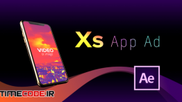 دانلود پروژه آماده افترافکت : معرفی اپلیکیشن Phone Xs App Ad