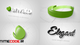 دانلود پروژه آماده افترافکت : آرم استیشن Technical Elegant Logo 3D Opener