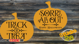 دانلود آویز در برای هالووین Trick or Treat  All Out  Halloween