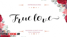 دانلود فونت انگلیسی گرافیکی عاشقانه True love Script