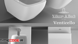 دانلود مدل آماده سه بعدی :  سینک دستشویی Villeroy & Boch Venticello
