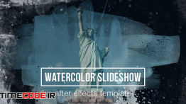 دانلود پروژه آماده افترافکت : اسلایدشو پارالاکس Watercolor Parallax Slideshow