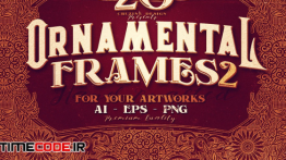 دانلود مجموعه 20 فریم و قاب قدیمی Ornamental Vintage Frames 2