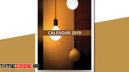 دانلود قالب آماده ایندیزاین : تقویم دیواری Wall Calendar 2019