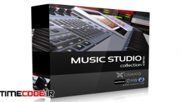 دانلود مجموعه مدل آماده سه بعدی : ادوات موسیقی CGAxis Models Volume 31 Music Studio
