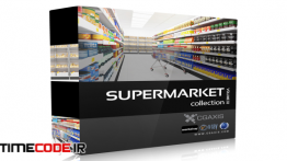 دانلود مجموعه مدل آماده سه بعدی : سوپر مارکت CGAxis Models Volume 32 Supermarket