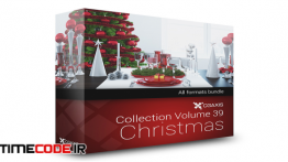 دانلود مجموعه مدل آماده سه بعدی : لوازم دکوری کریسمس CGAxis Models Volume 39 3D Christmas