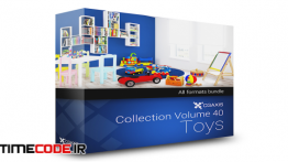دانلود مجموعه مدل آماده سه بعدی : اسباب بازی CGAxis Models Volume 40 Toys