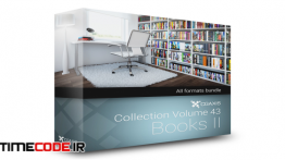 دانلود مجموعه مدل آماده سه بعدی کتاب CGAxis Models Volume 43 Books II + Render Scene