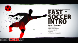 دانلود پروژه آماده افترافکت : وله فوتبال Fast Soccer Intro