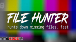 دانلود اسکریپت پیدا کردن فایل های گم شده در افتر افکت File Hunter