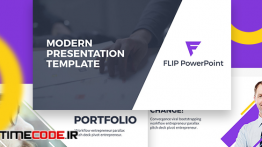 دانلود رایگان قالب پاور پوینت معرفی خدمات و محصولات Flip Presentation