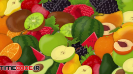دانلود فوتیج آماده موشن گرافیک : ترنزیشن میوه جات Fruits Transitions Pack