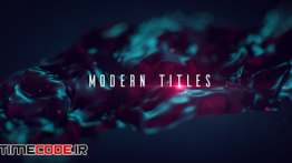دانلود پروژه آماده افترافکت : تایتل Modern Titles