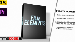 دانلود مجموعه افکت های تصویری برای پریمیر Movie Element Pack