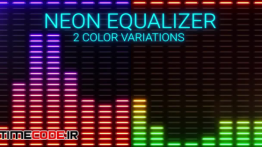 دانلود فوتیج آماده موشن گرافیک : رقص نور Neon Equalizer Pack