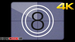 دانلود شمارش معکوس و لیدر قدیمی فیلم Super 8mm Film Leader Countdown