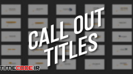 دانلود پروژه آماده افترافکت : اینفوگرافی 4k Call Out Titles