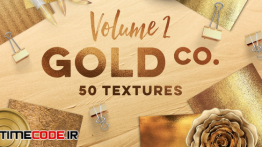 دانلود 50 تکسچر طلایی Gold Textures
