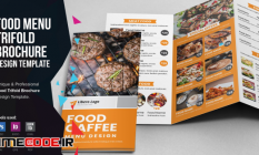 Food Menu Trifold Brochure v2 3361495 32 24 470
