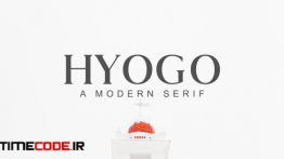دانلود فونت انگلیسی برای طراحی Hyogo A Modern Serif Font Family