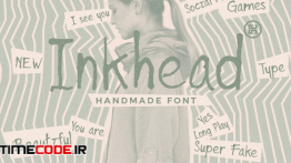 دانلود فونت انگلیسی گرافیکی جوهری Inkhead Typeface