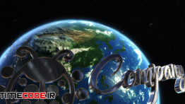 دانلود پروژه آماده افترافکت : آرم استیشن سینمایی کره زمین Cinematic Earth Logo