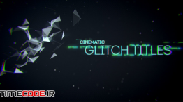 دانلود پروژه آماده افترافکت : تیتراژ با افکت پارازیت Cinematic Glitch Titles