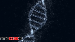 دانلود فوتیج آماده پزشکی از دی ان ای Digital DNA Structure