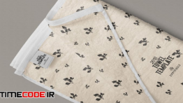 دانلود طرح لایه باز حوله Elegant Full Towel Design Template