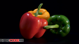 دانلود استوک فوتیج : فلفل دلمه ای Fresh Organic Peppers