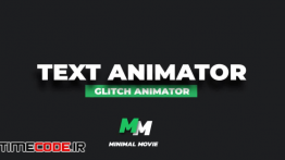دانلود پریست نویز و پارازیت پریمیر  Glitch Text Animator