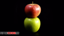 دانلود استوک فوتیج : سیب سرخ و سبز Green And Red Apples