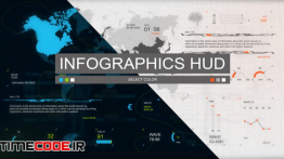دانلود پروژه آماده افترافکت : اینفوگرافی Infographics HUD Set 3