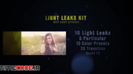 دانلود پریست آماده رنگی افترافکت Light Leaks With Color Presets