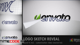 دانلود پروژه آماده افترافکت : لوگو با طرح خودکار Logo Sketch Reveal