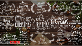 دانلود پروژه آماده افترافکت : تایتل کریسمس Merry Christmas Titles III