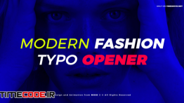 دانلود پروژه آماده افترافکت : وله فشن Modern Fashion Typo Opener