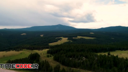 دانلود استوک فوتیج : نماهای هوایی از جاده کوهستانی Mountain Road View