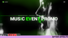 دانلود پروژه آماده افترافکت : اعلام برنامه Music Event Promo