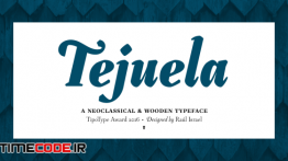 دانلود فونت انگلیسی گرافیکی  Tejuela