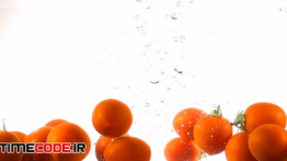 دانلود استوک فوتیج : گوجه فرنگی در آب Tomato In Water 3