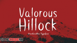 دانلود فونت انگلیسی گرافیکی  Valorous Hillock